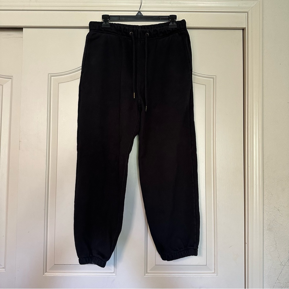 Black GU Cuffed Sweatpants